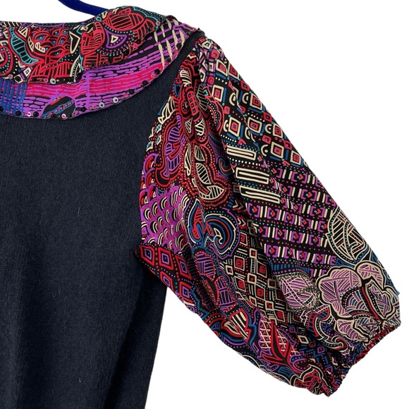 VINTAGE Diane Freis for Marisa Christina 1980s Designer Lambswool & Silk Sweater - Picture 6 of 12